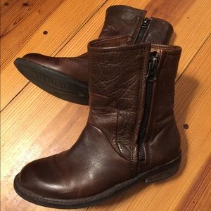 Latigo Mid-Calf Boots, Low Heel